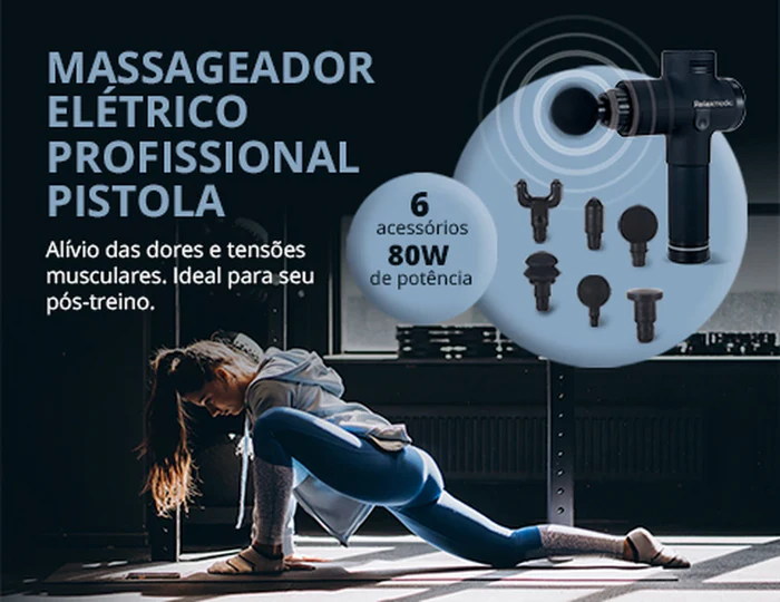 Massageador Elétrico Profissional 4 em 1